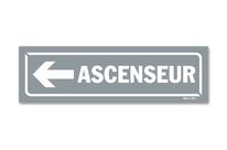 Elevator panel - left arrow - grey background