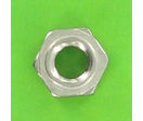 Nuts : Weld and Crimp Nuts - Hex Weld Nut - Square Weld Nut, H, A4 Stainless Steel, DIN 929