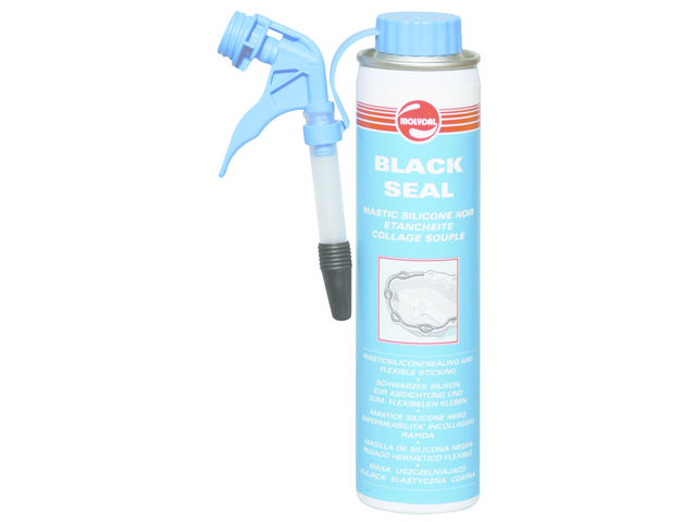 BLACK SILICONE MASTIC FOR SEALING AND FLEXIBLE GLUING : BLACKSEAL
