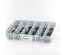Washers and Circlips : Circlips - External - For Shaft - Pack of Assorted External Circlips, Black Steel, DIN 471