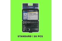 Tools : Coffrets d&#039;Outillages - Coffret 28 Pièces (Embouts Standard+Douilles+Cliquet)