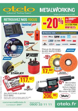MetalWorking April 2025 available online at otelo.fr
