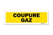 Indication sign &amp;quot;Gas cut-off&amp;quot;