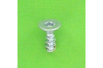 Self-tapping Screws : Screws For Thermoplastics - Countersunk Torx Head - Plastite Countersunk Head, Torx, WN 1423, White Zinc Steel