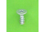 Self-tapping Screws : Screws For Thermoplastics - Countersunk Torx Head - Plastite Countersunk Head, Torx, WN 1423, White Zinc Steel