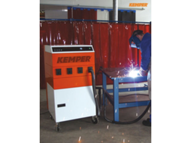 High-vacuum cartridge filter unit, mobile