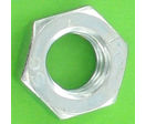 Nuts : Hex Nuts - Thin Hex Nut, Hm, 0.5D - Thin Hex Nut, Hm, White Zinc Steel, DIN 439