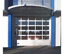 Industrial overhead doors - Gold alu