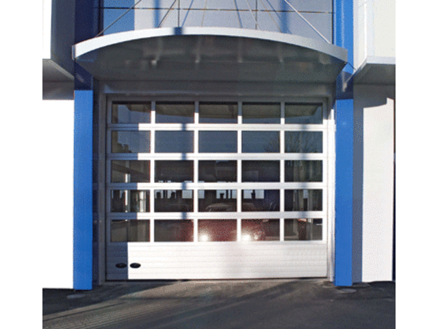 Industrial overhead doors - Gold alu