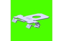 Araymond : Assemblages - ARAYMOND - Adaptateurs Divers - Adapters - Agrafe Support Tube 0° - Cable Clip Adapters 0°