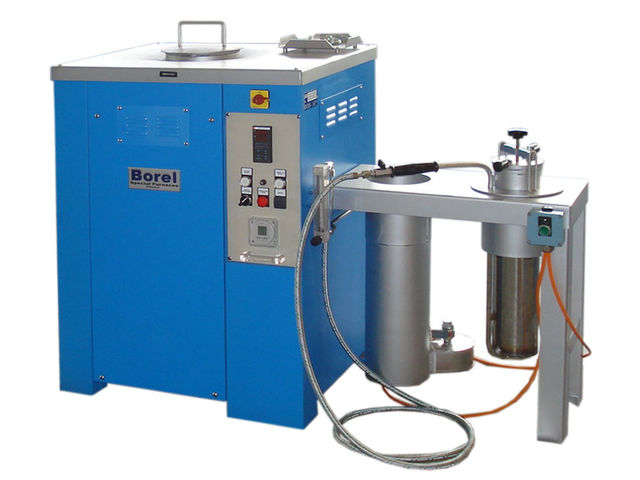 Retort furnace under inert gas
