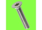 Metal Screws : Countersunk Head - Tête Fraisée Torx TFX - Inox A4 DIN 965