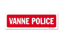 Manual safety valve warning sign