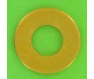 Washers and Circlips : Flat Washers - Without Chamfer - Medium Series &quot;M&quot; - Aluminium - Blister pack of 5 Washers, M Series AG3 OA, Gold