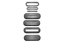 Universal cable glands for flat and round cables