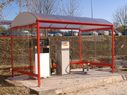 Fuel pump shelter