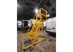 Mobile ladder for accessing waste skips