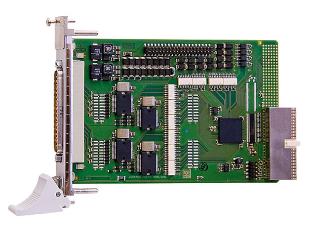Digital I/O board, 64 inputs/outputs, 24 V, CompactPCI