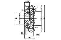 Slide total extention Stainless ST708
