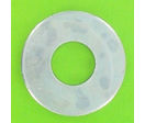 Washers and Circlips : Flat Washers - Without Chamfer - Bodywork - Steel - Penny Washer, White Zinc Steel
