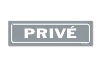 Private panel - Grey background
