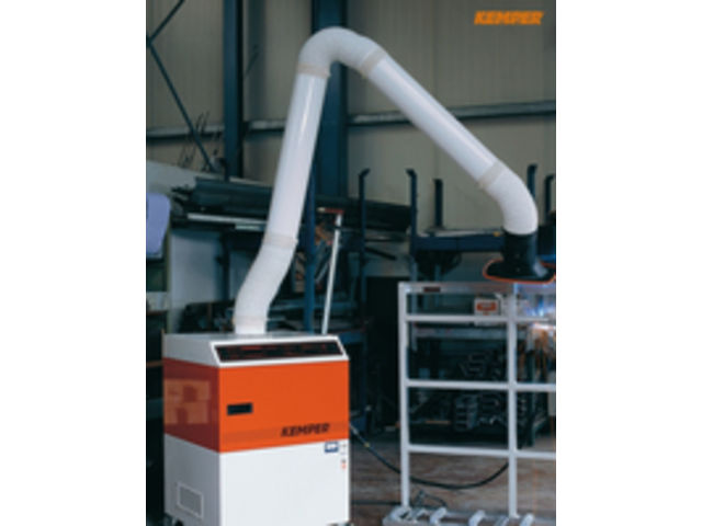 Mechanical welding smoke filters, mobile, BGIA-certified