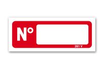 Fire-fighting sign adhesive label no.&amp;quot;