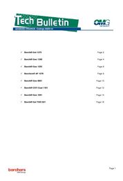 OMG Borchers - Technical Bulletins