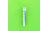 Hex Head Screws : Standard Hex Head Screws - 8.8 Steel White Zinc - Hex Head, White Zinc 8.8 Steel, Fully Threaded, DIN 933