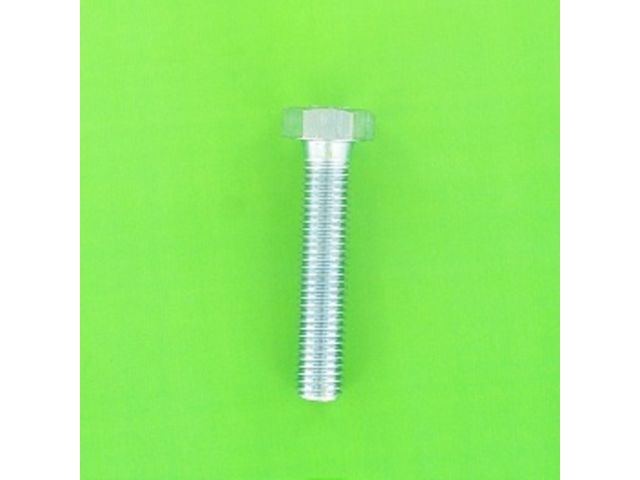 Hex Head Screws : Standard Hex Head Screws - 8.8 Steel White Zinc - Hex Head, White Zinc 8.8 Steel, Fully Threaded, DIN 933