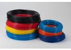 Semi-rigid polyamide tubing for compressed air, vacuum, oil, fuels and lubricants