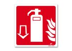 Fire extinguisher arrow picto fire-fighting sign