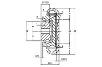 Slide total extention Steel RA7R