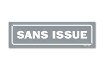 Dead end warning sign - Grey background