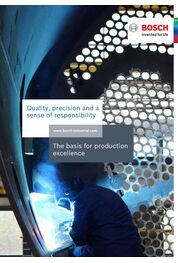 Catalogue Bosch for production excellence