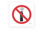 Mobile phone switch off picto warning sign