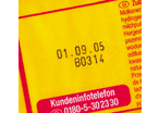 This product is suitable for virtually all packaging materials in use today: CS 500
