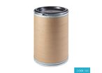 55L UN Fibreboard Drum with lever lock, 1G/X103/S - CODE 169