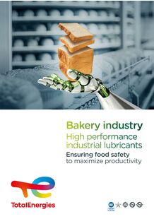 Bakery Industry, high performance industrial lubricants