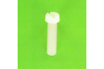 Visserie Nylon : Tête Cylindrique Fendue TC Din 84 Nylon PA6-6 Naturel