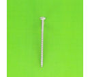 Wood Screws : Slotted Round Head Wood Screw - Slotted Round Head Wood Screw, White Zinc Steel, DIN 96