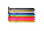 Customized flexible secure vinyl wristband