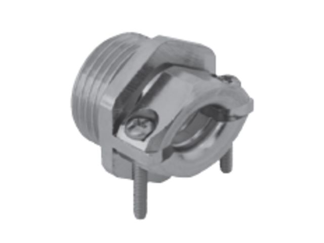 Cable glands nickel-plated brass with clamps