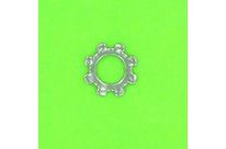 Washers and Circlips : Lock Washers - Toothed - DIN 7697 - External &amp;quot;A&amp;quot; Shape Toothing - Steel - Toothed Washer, White Zinc Steel, DIN 6797A