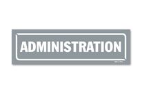 Administration panel - Grey background