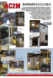 Product range of safety gates, folding stairs, safety ladders AC2M