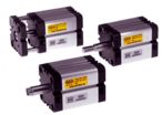 Compact single and double acting pneumatic cylinders - Series BU
