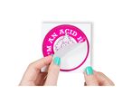 Promotional self-adhesive sticker