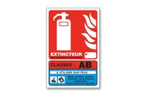 AB class fire fire-fighting sign