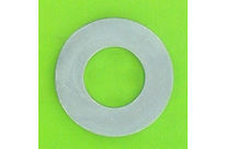 Washers and Circlips : Flat Washers - Without Chamfer - DIN 7349 - Steel - Washer, White Zinc Steel, DIN 7349